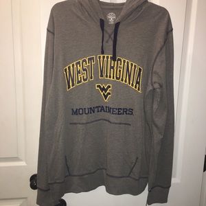 NWT West Virginia Mountaineers Thin Hoodie